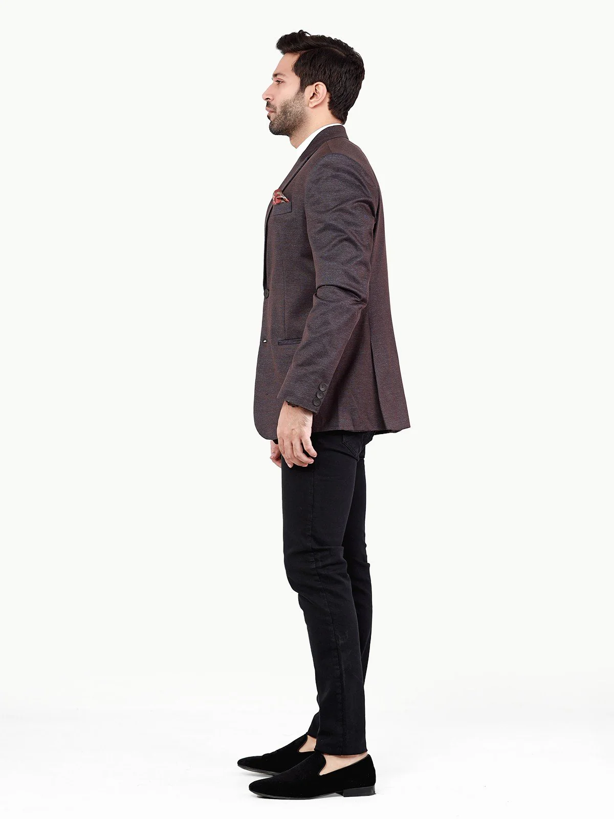 Men's Brown Blazer - EMTB22-6779 - Image 3
