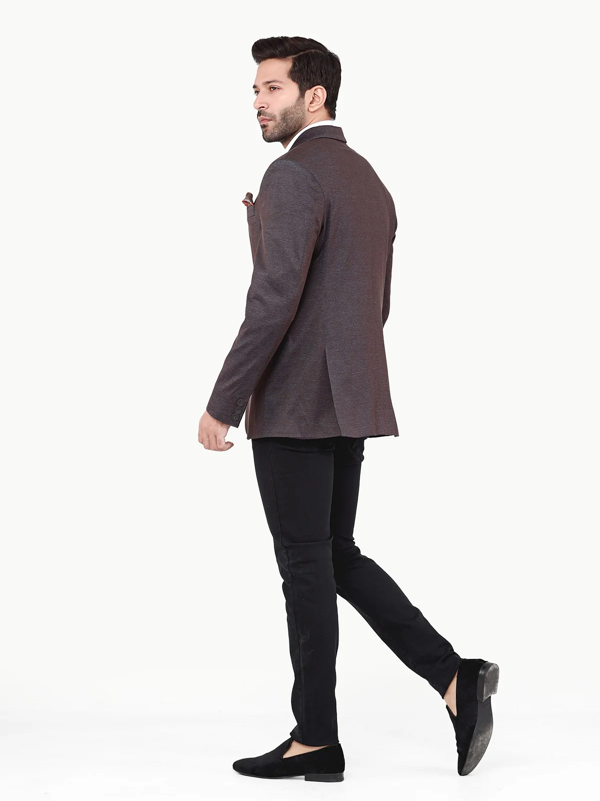 Men's Brown Blazer - EMTB22-6779 - Image 5