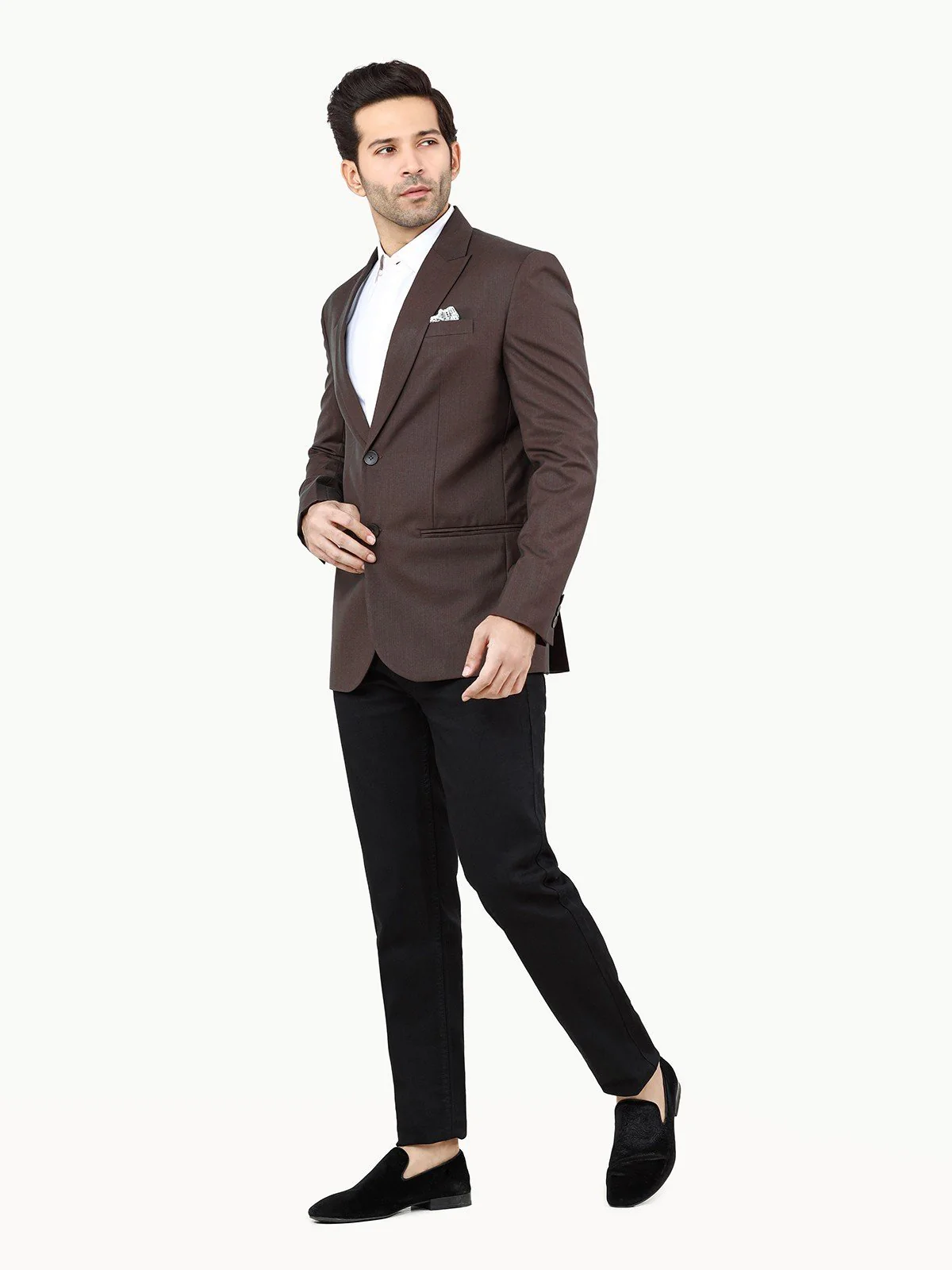 Men's Brown Blazer - EMTB22-6789 - Image 2