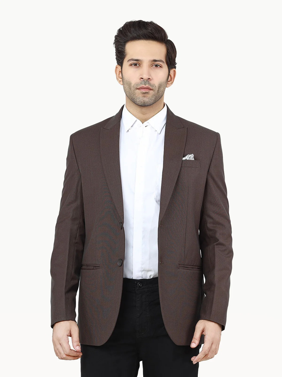 Men's Brown Blazer - EMTB22-6789 - Image 3