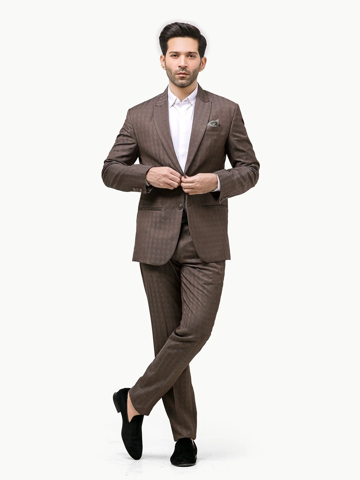 Men's Brown Coat Pant - EMTCPC22-6822