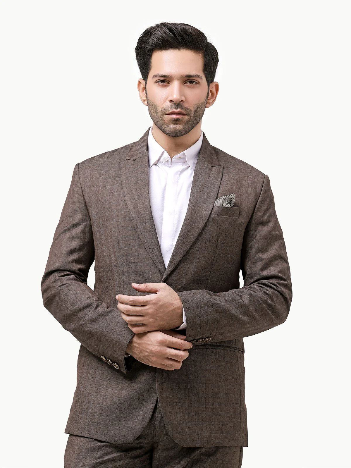 Men's Brown Coat Pant - EMTCPC22-6822 - Image 2