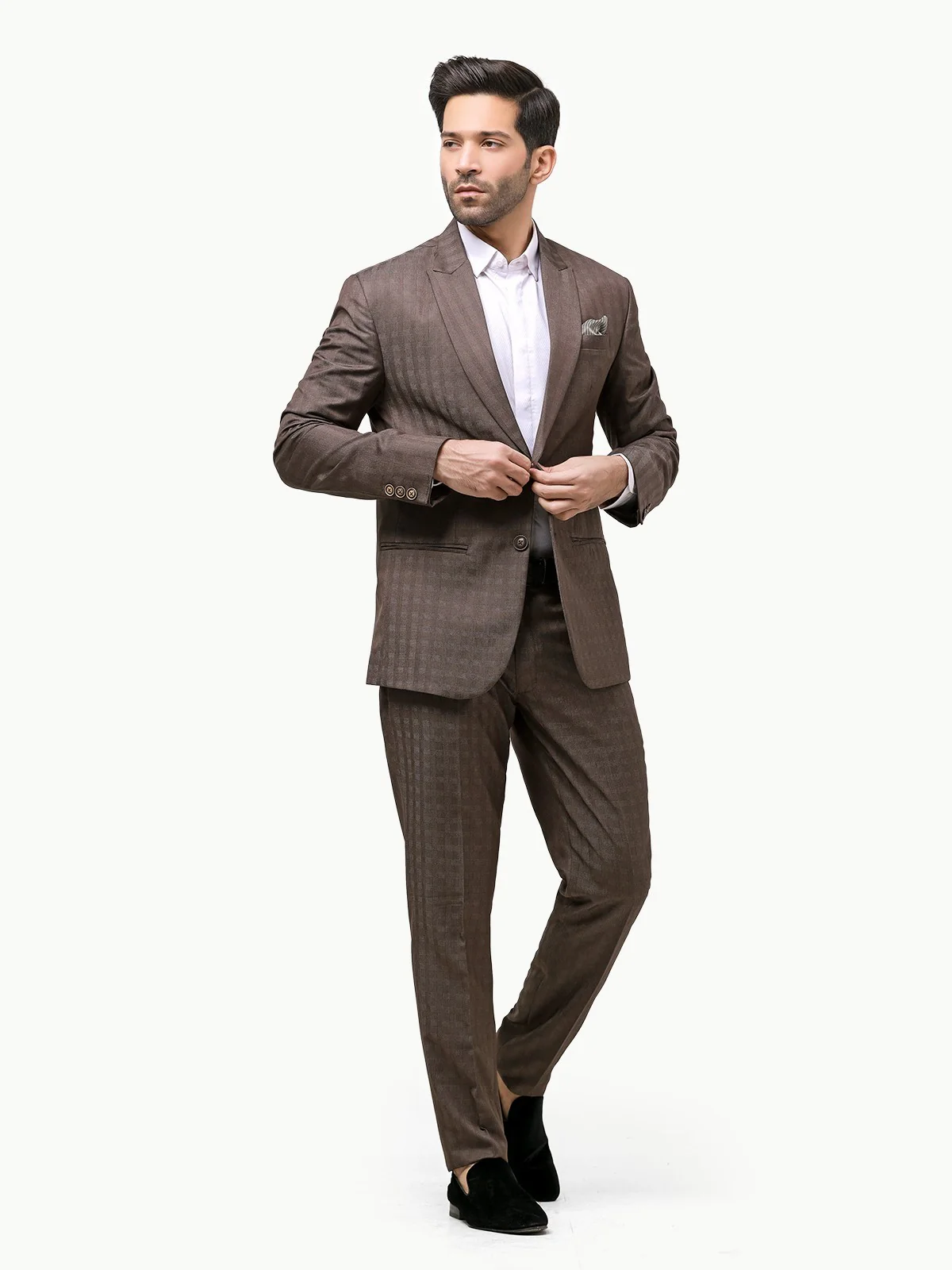 Men's Brown Coat Pant - EMTCPC22-6822 - Image 3