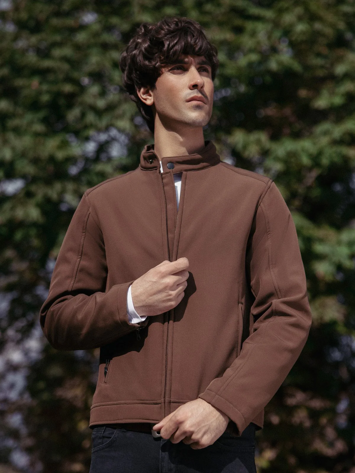 Men's Brown Jacket - EMTJ23-004 - Image 2