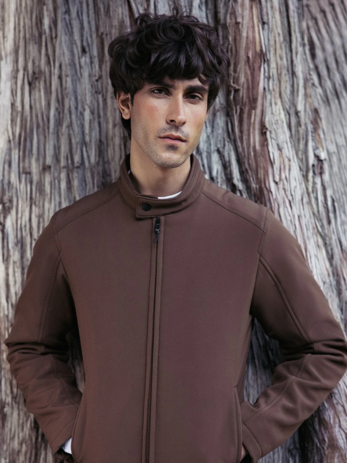Men's Brown Jacket - EMTJ23-004 - Image 3