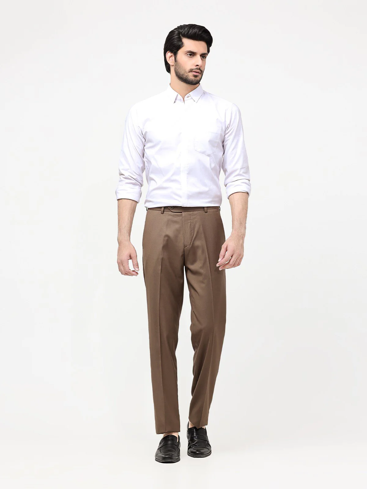Men's Brown Pant - EMBPF22-15246 - Image 2