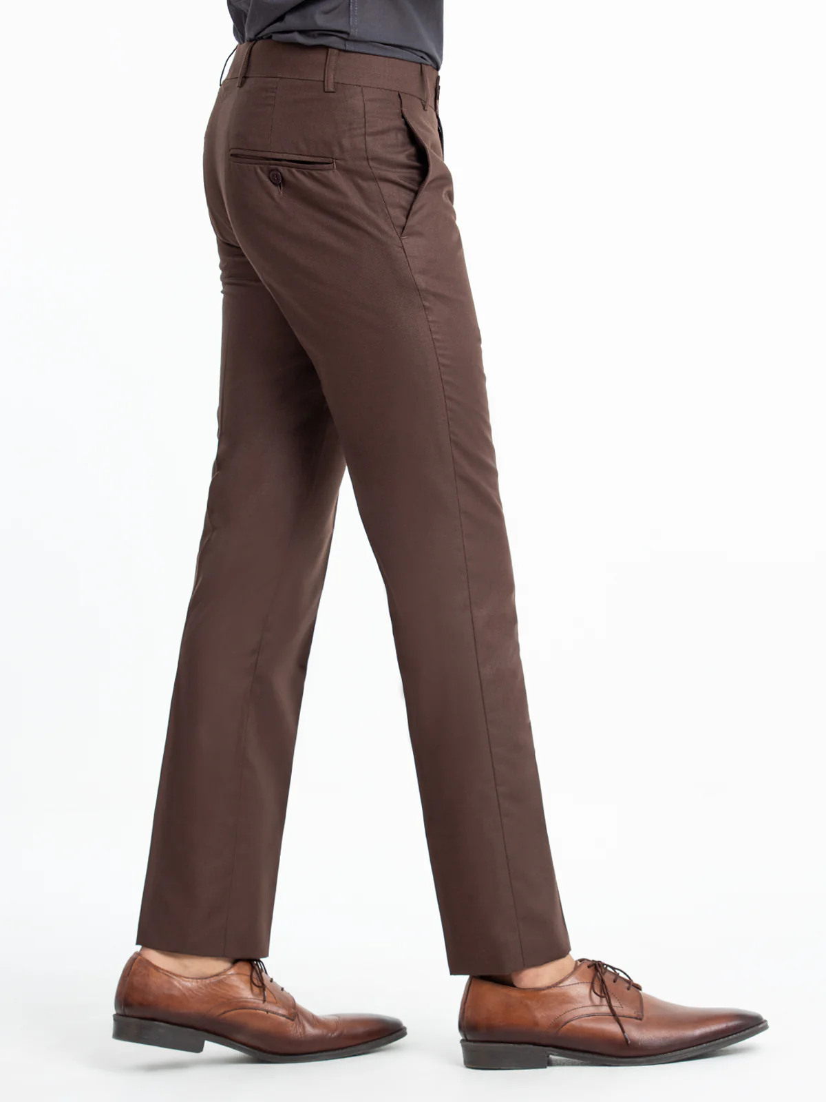Men's Brown Pant - EMBPF23-15248 - Image 3