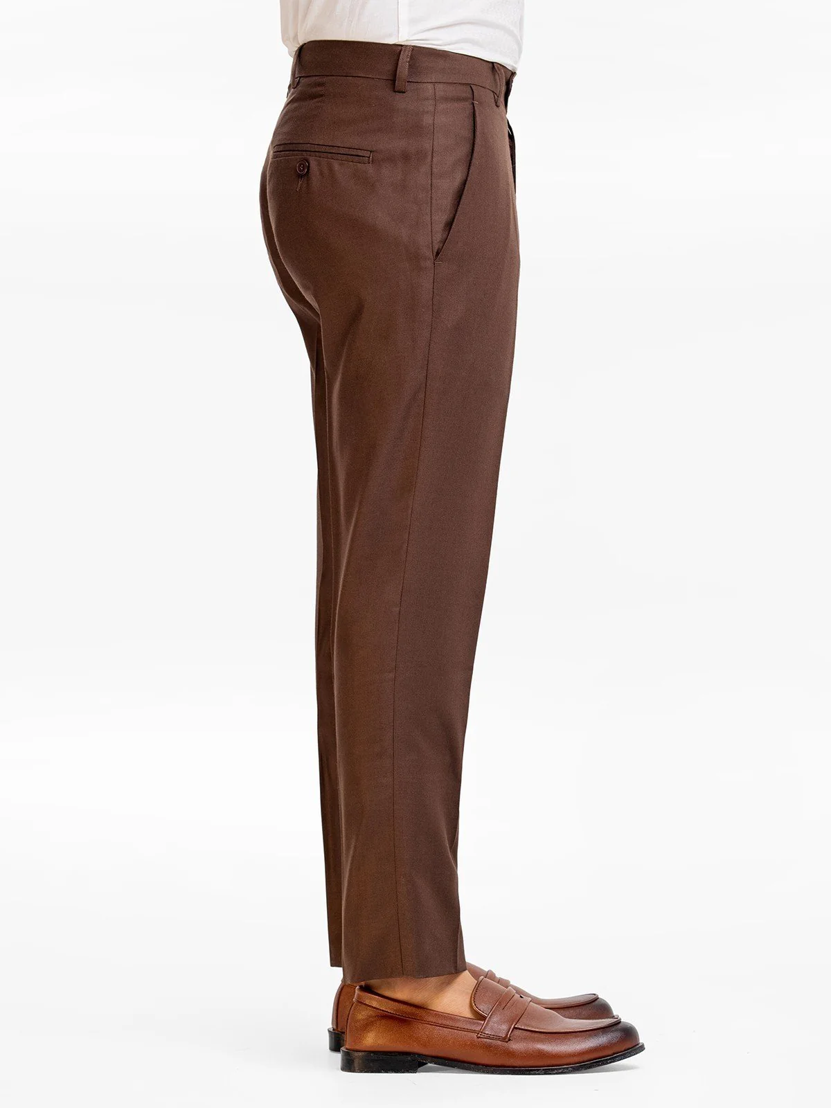 Men's Brown Pant - EMBPF23-15259 - Image 3