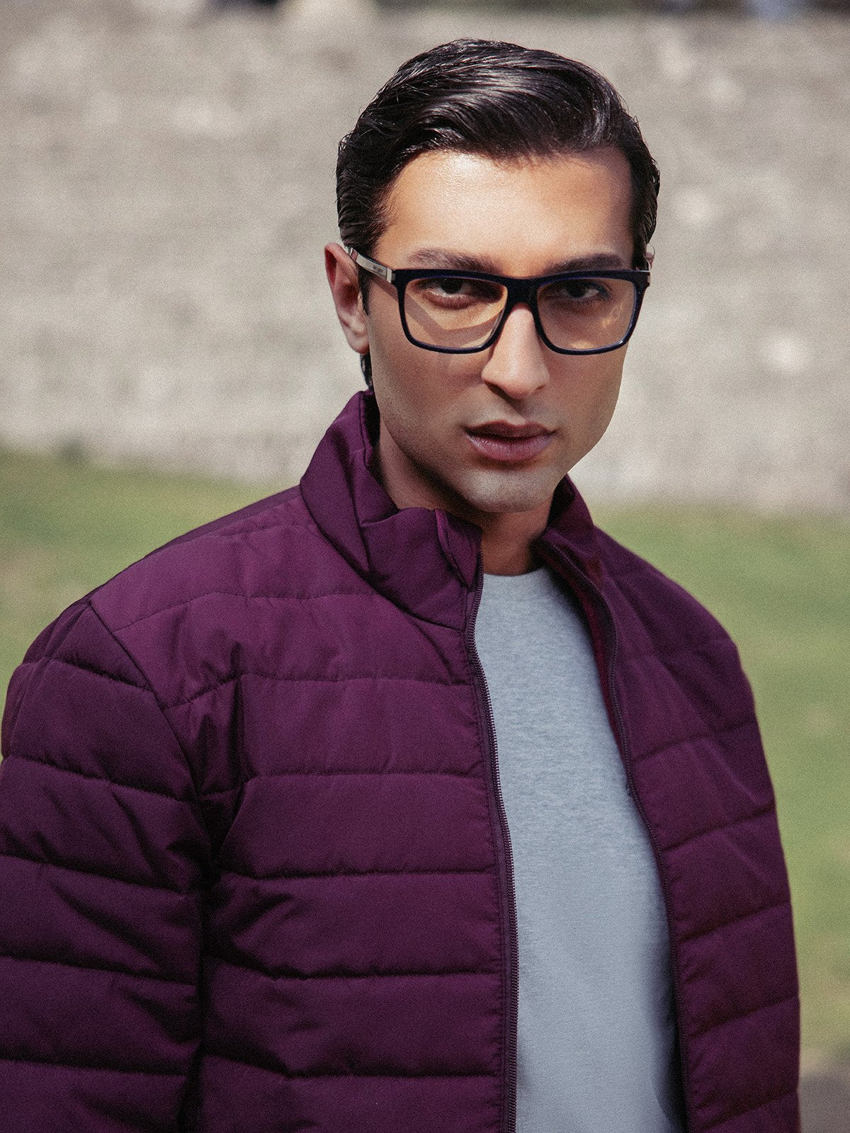 Men's Burgundy Jacket - EMTJP23-001 - Image 4