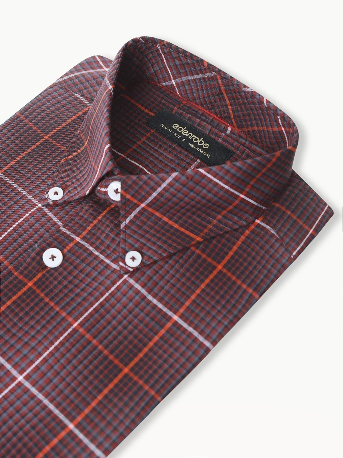 Men's Burgundy Shirt - EMTSUC22-181 - Image 2