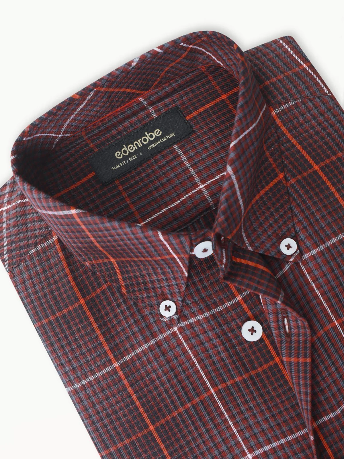 Men's Burgundy Shirt - EMTSUC22-181 - Image 4