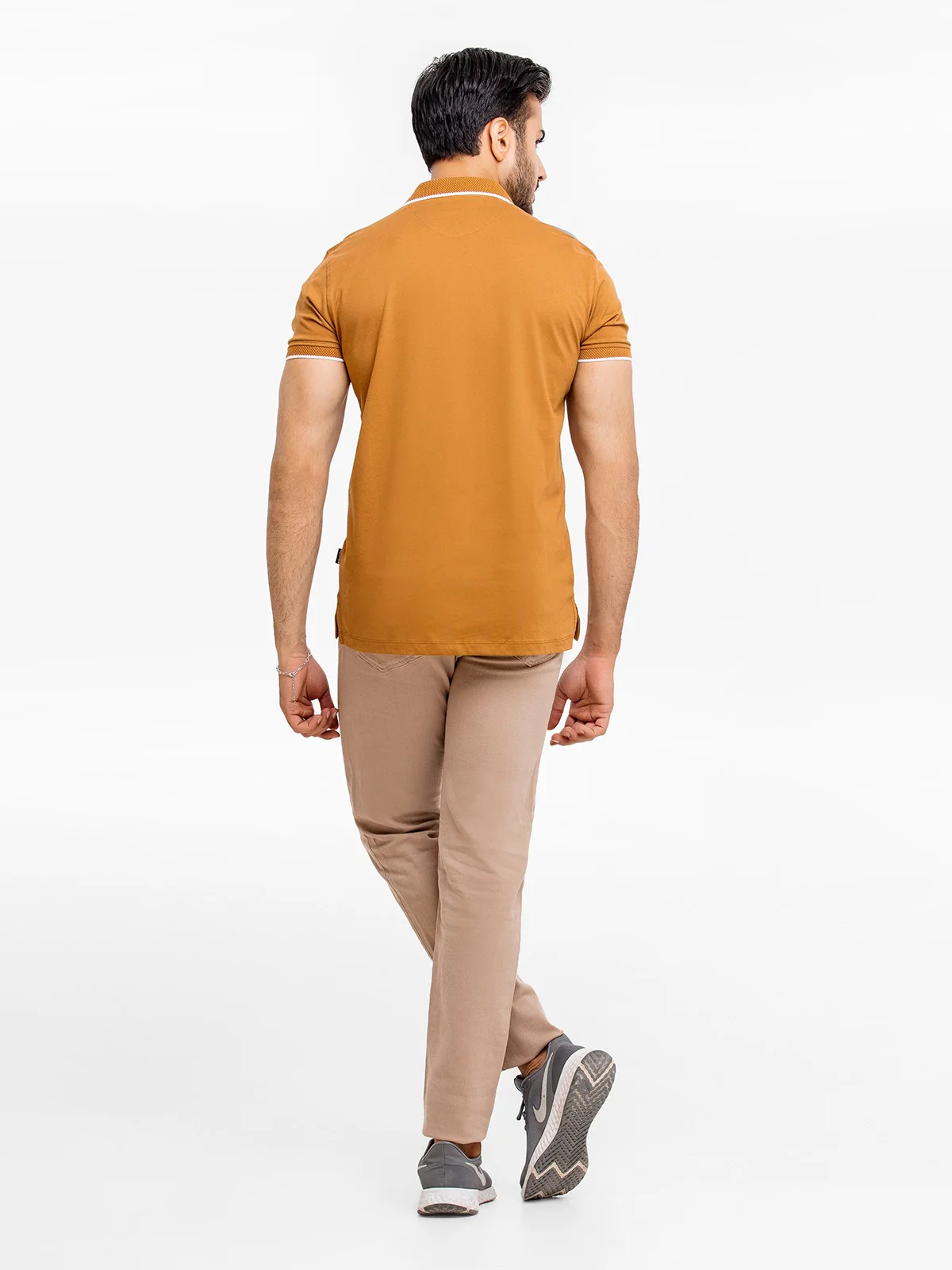Men's Camel Polo Shirt - EMTPS23-053 - Image 4