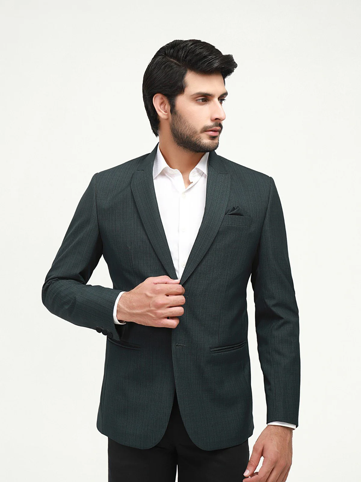 Men's Charcoal Blazer - EMTB22-6757 - Image 2
