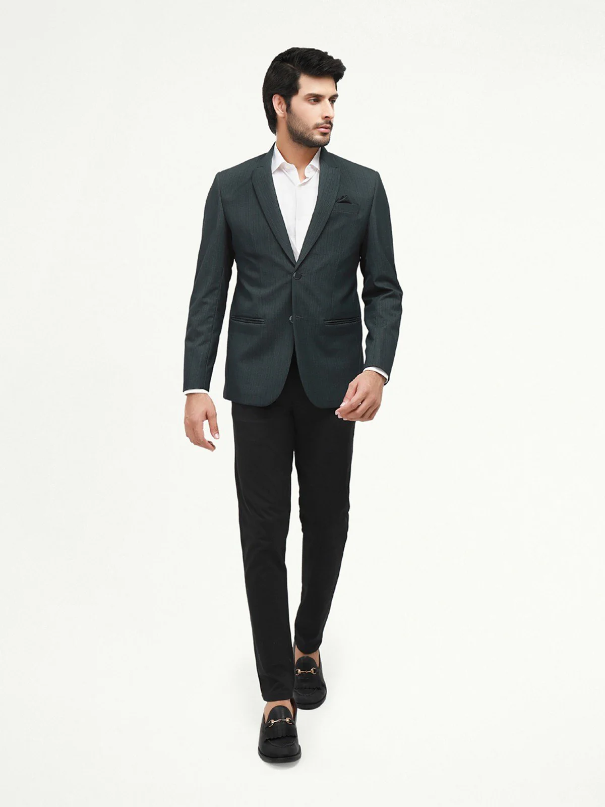 Men's Charcoal Blazer - EMTB22-6757 - Image 3