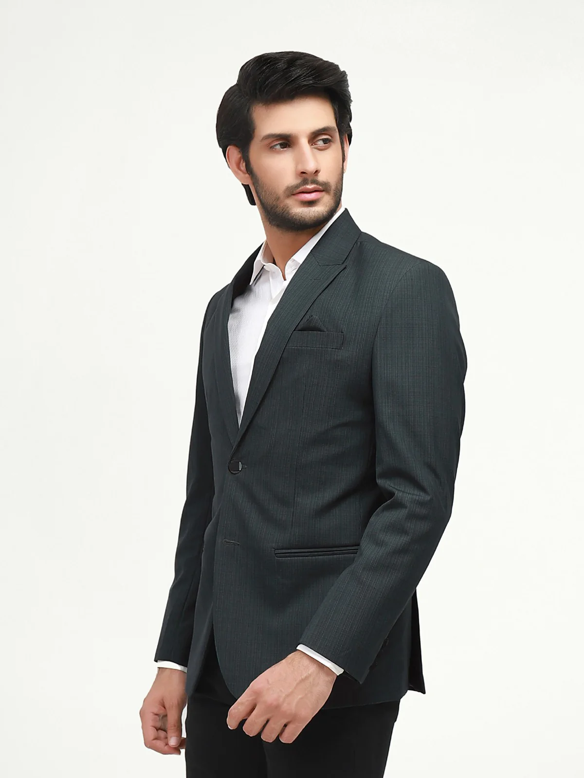 Men's Charcoal Blazer - EMTB22-6757 - Image 4