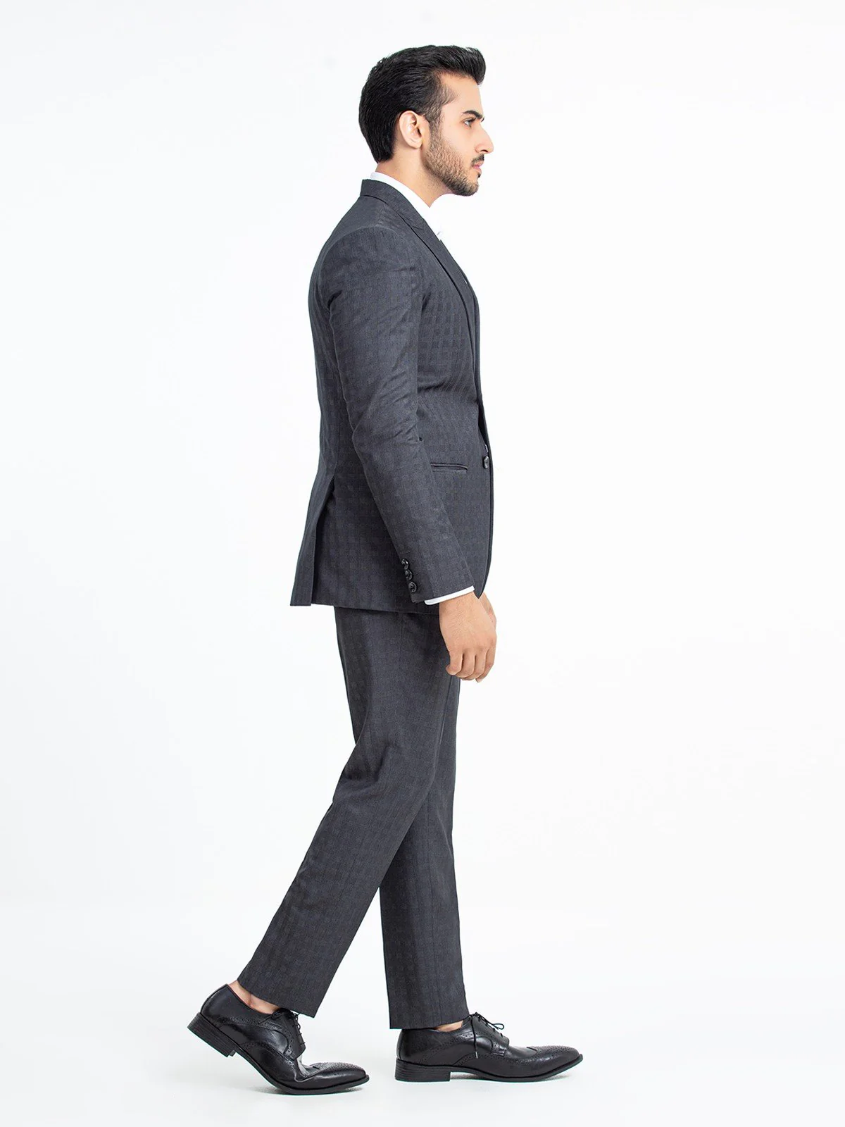 Men's Charcoal Coat Pant - EMTCPC22-6819 - Image 3