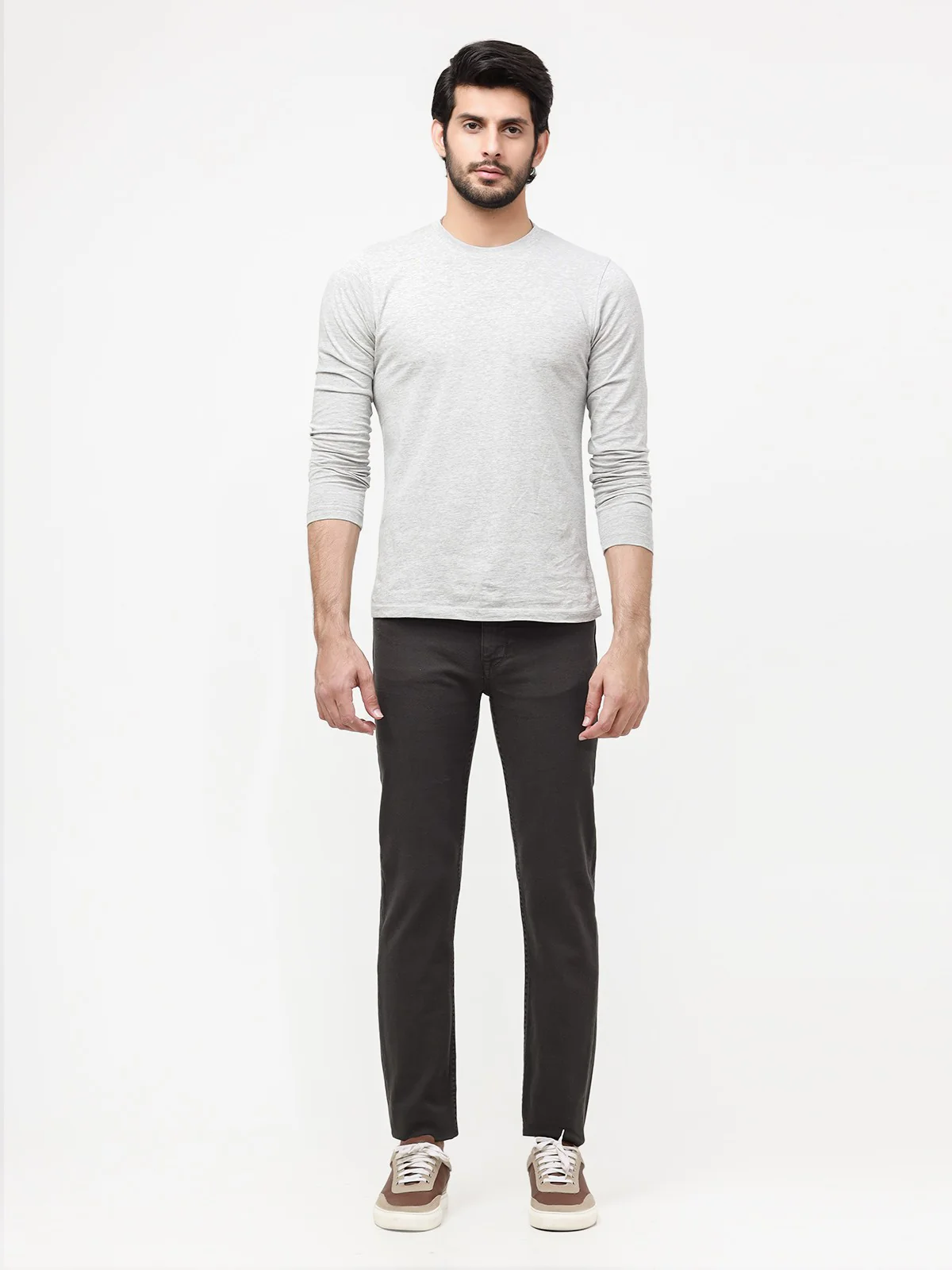 Men's Charcoal Jeans - EMBPD23-002 - Image 2
