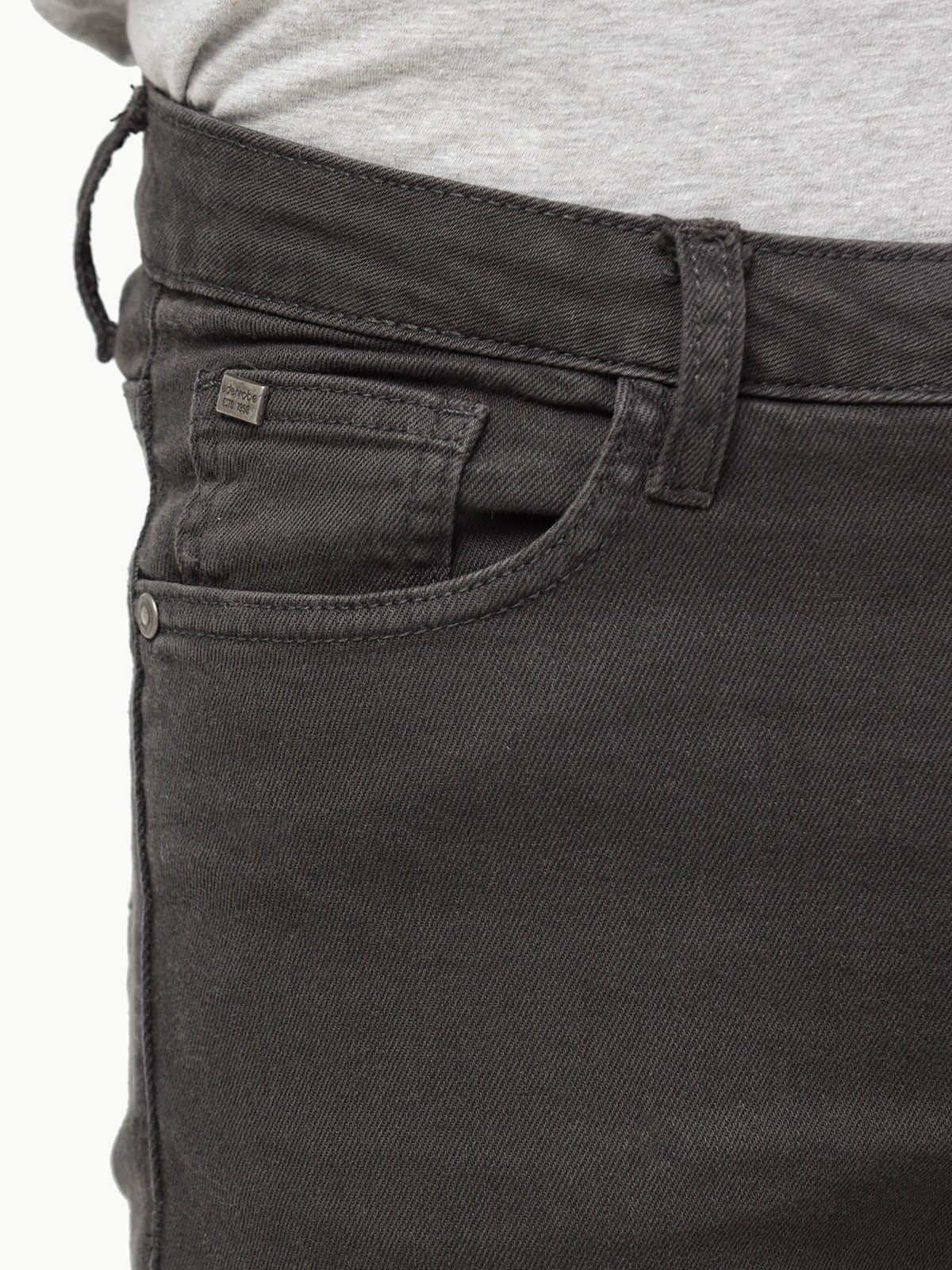 Men's Charcoal Jeans - EMBPD23-002 - Image 3