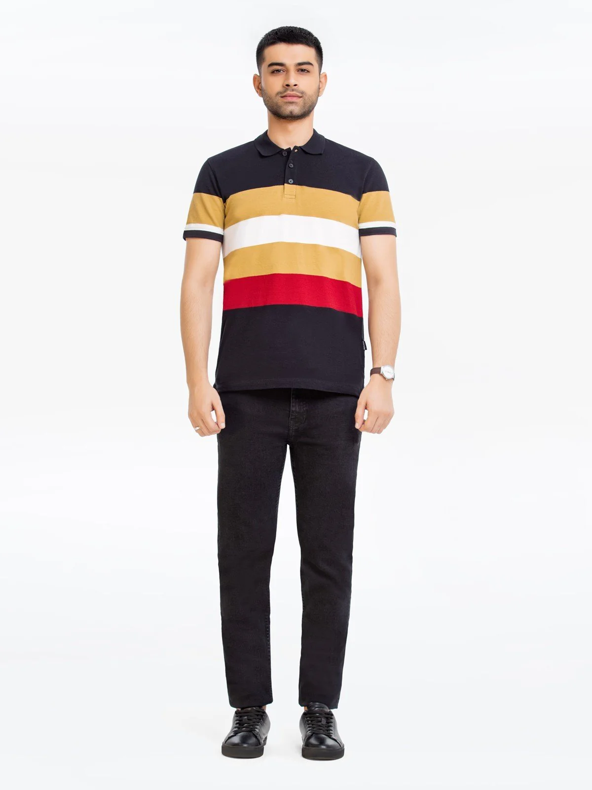 Men's Charcoal Jeans - EMBPD23-008 - Image 2