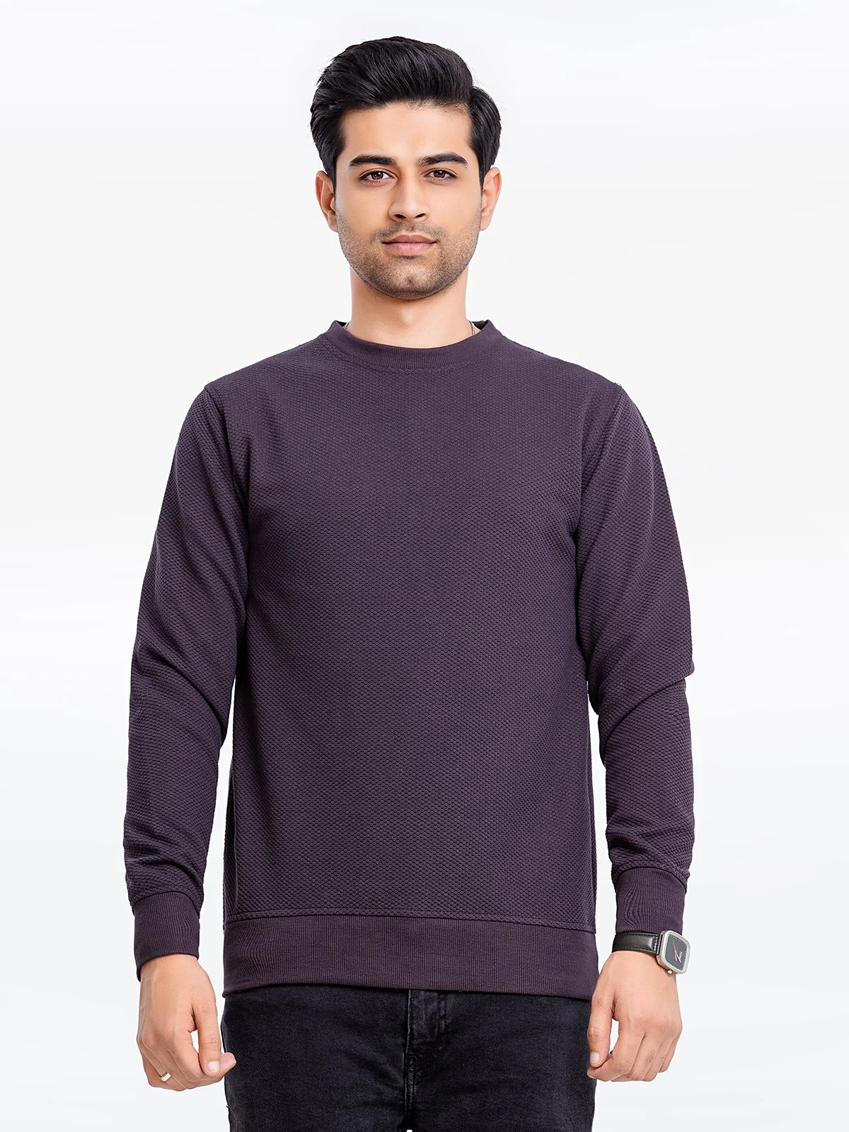 Men's Charcoal SweatShirt - EMTSS23-001 - Image 4