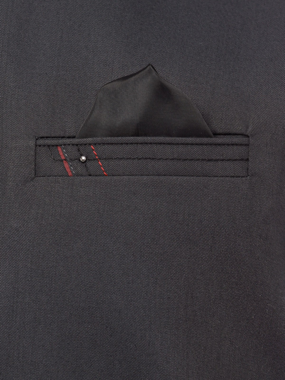 Men's Charcoal Waist Coat - EMTWC23-35852 - Image 4