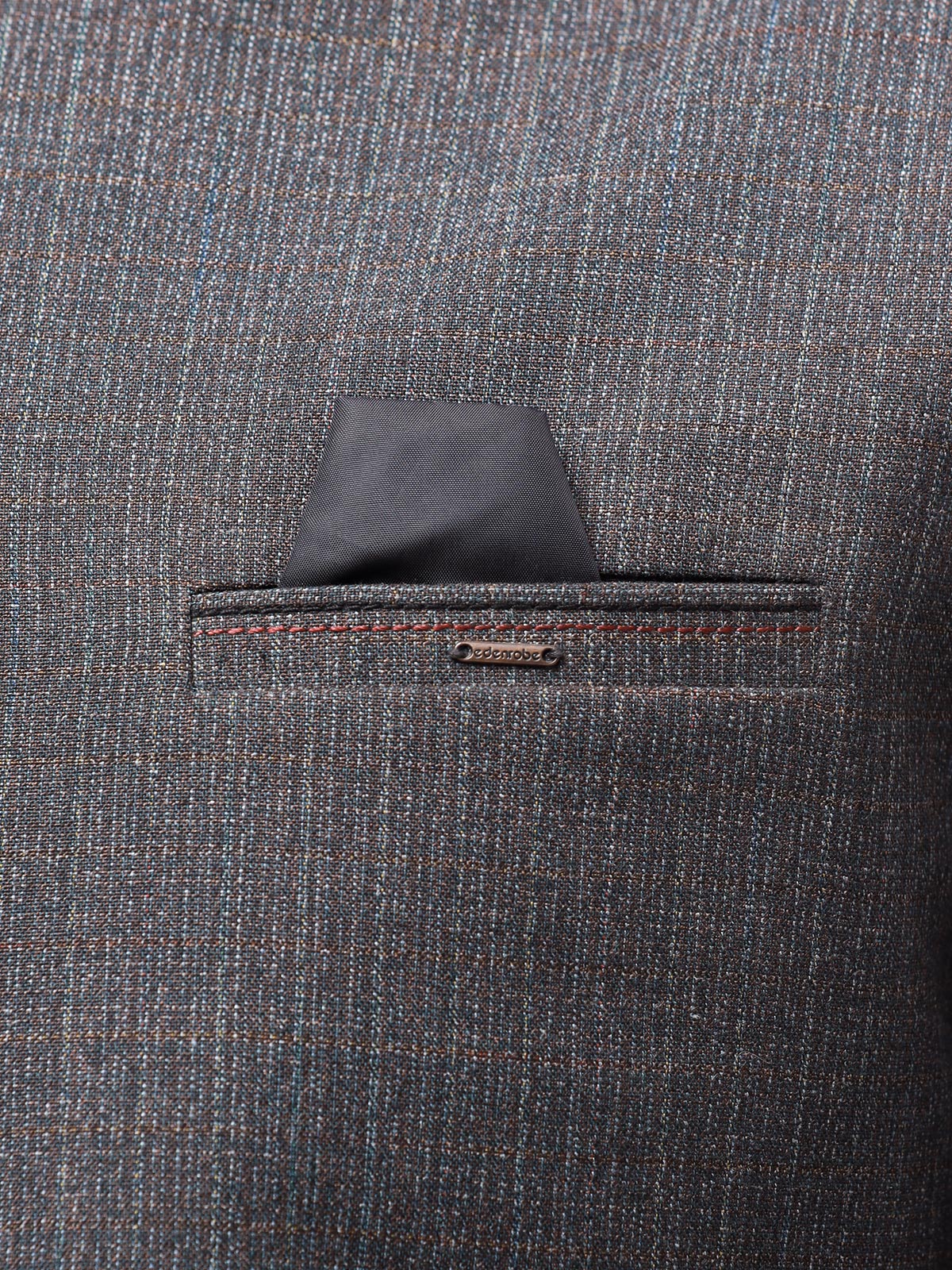 Men's Charcoal Waist Coat - EMTWC23-35859 - Image 5