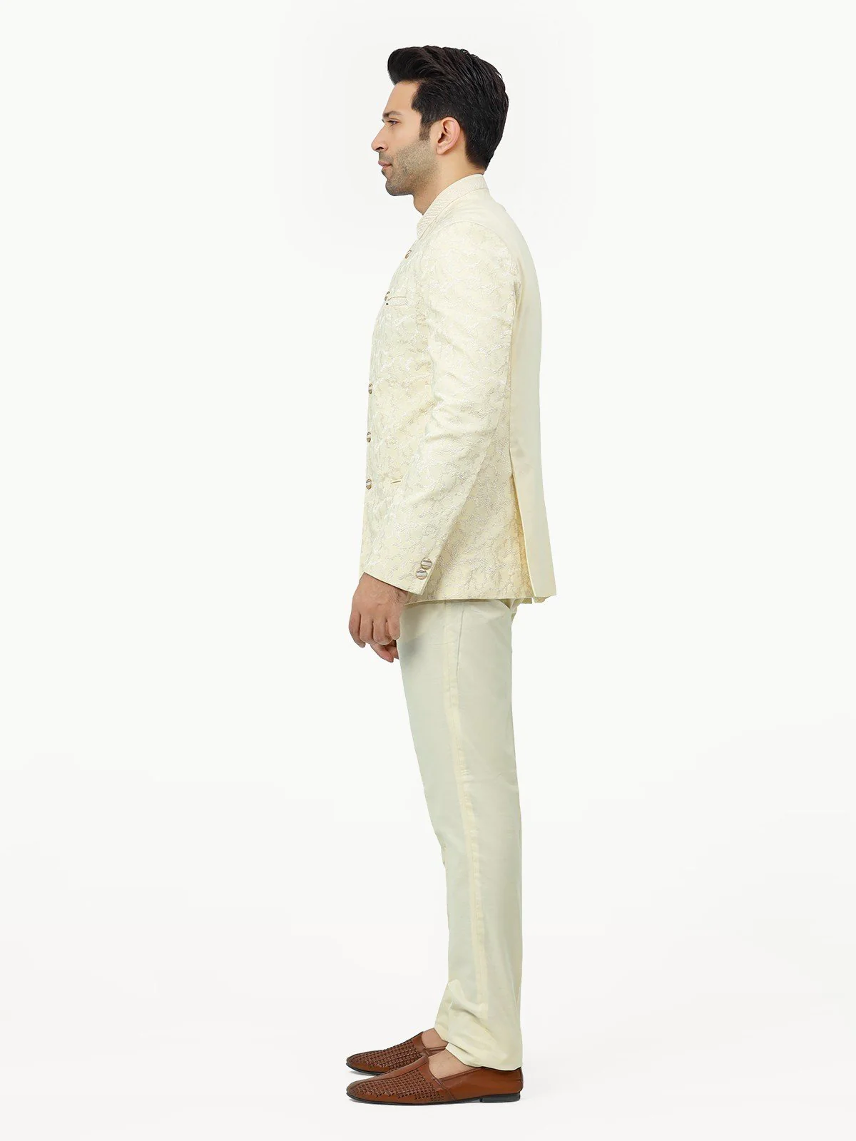 Men's Cream Prince Suit - EMTPSC22-005 - Image 2