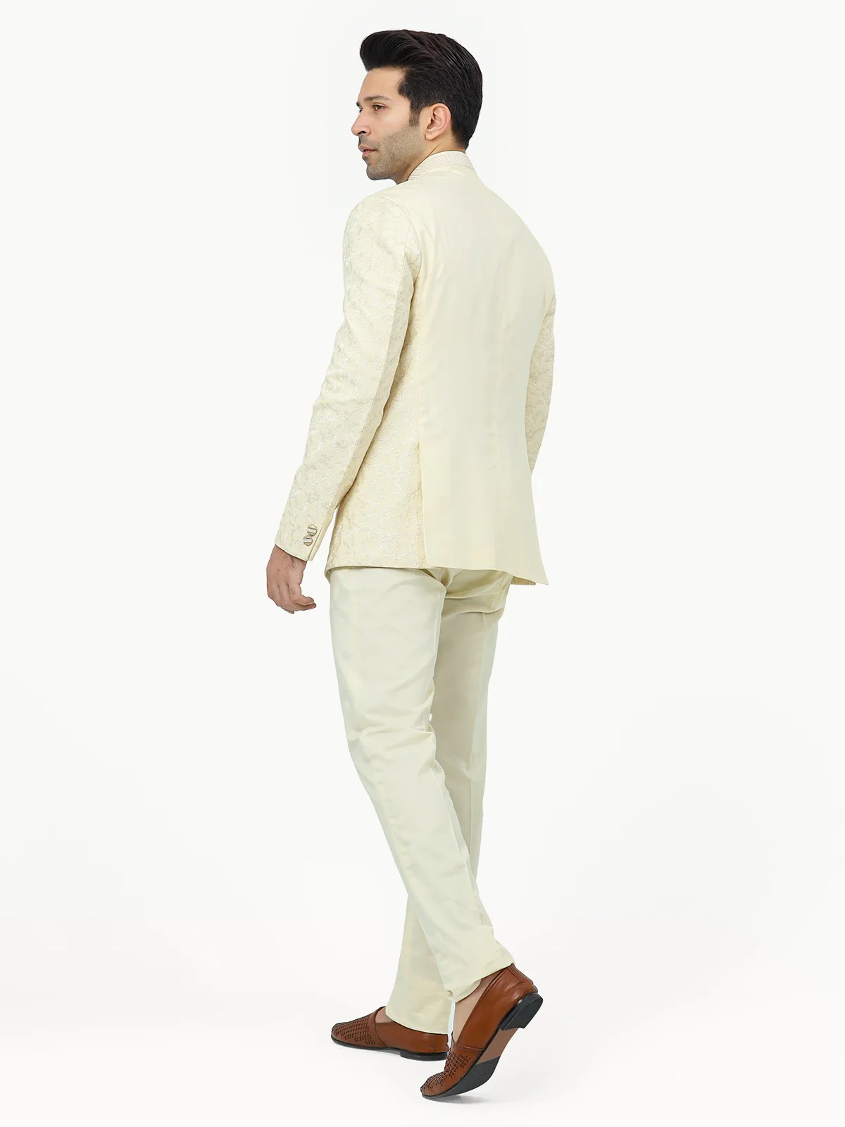 Men's Cream Prince Suit - EMTPSC22-005 - Image 5