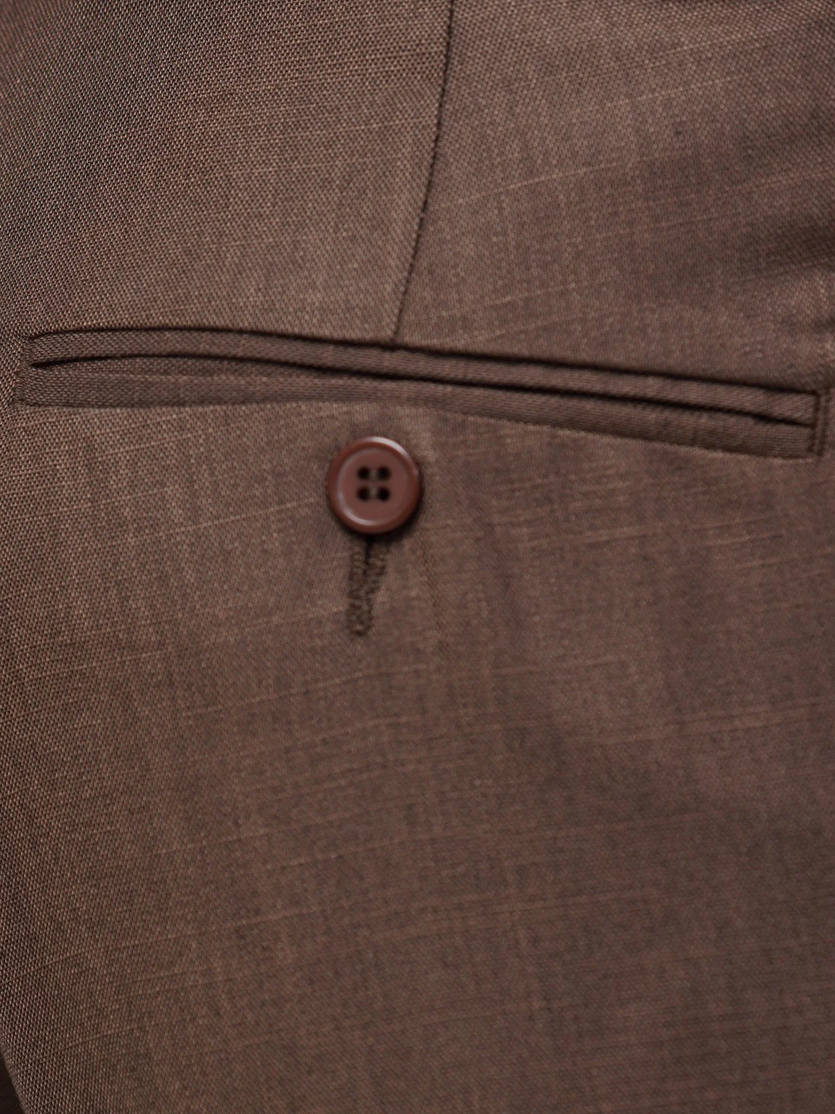 Men's Dark Brown Pant - EMBPF22-15242 - Image 4