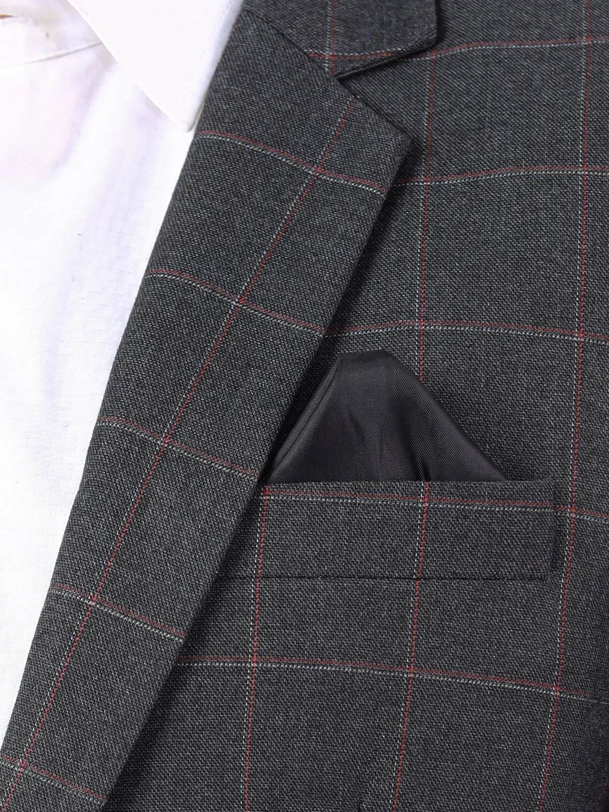 Men's Dark Grey Blazer - EMTB22-6798 - Image 4