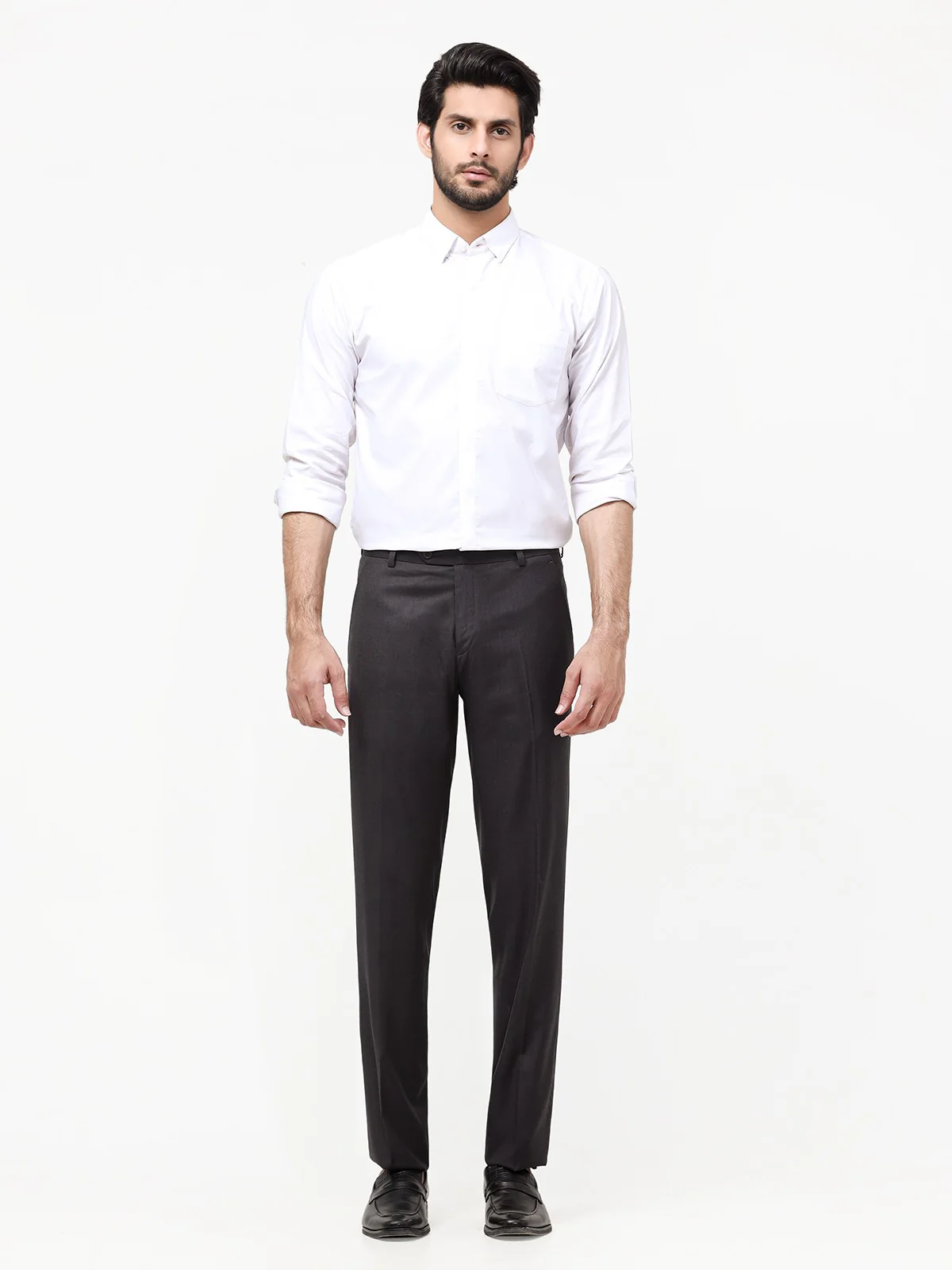 Men's Dark Grey Pant - EMBPF22-15231 - Image 2