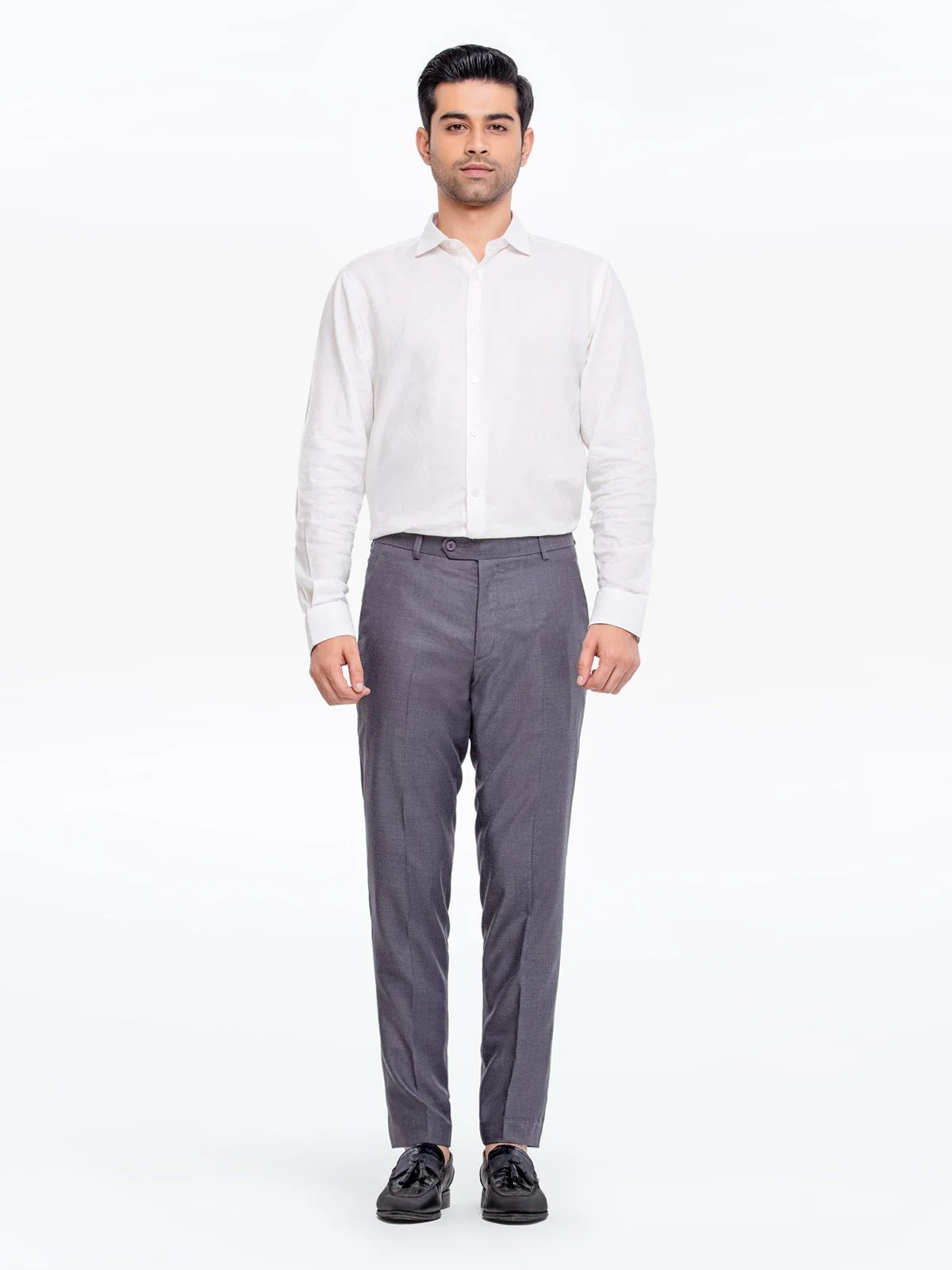 Men's Dark Grey Pant - EMBPF23-15253 - Image 2