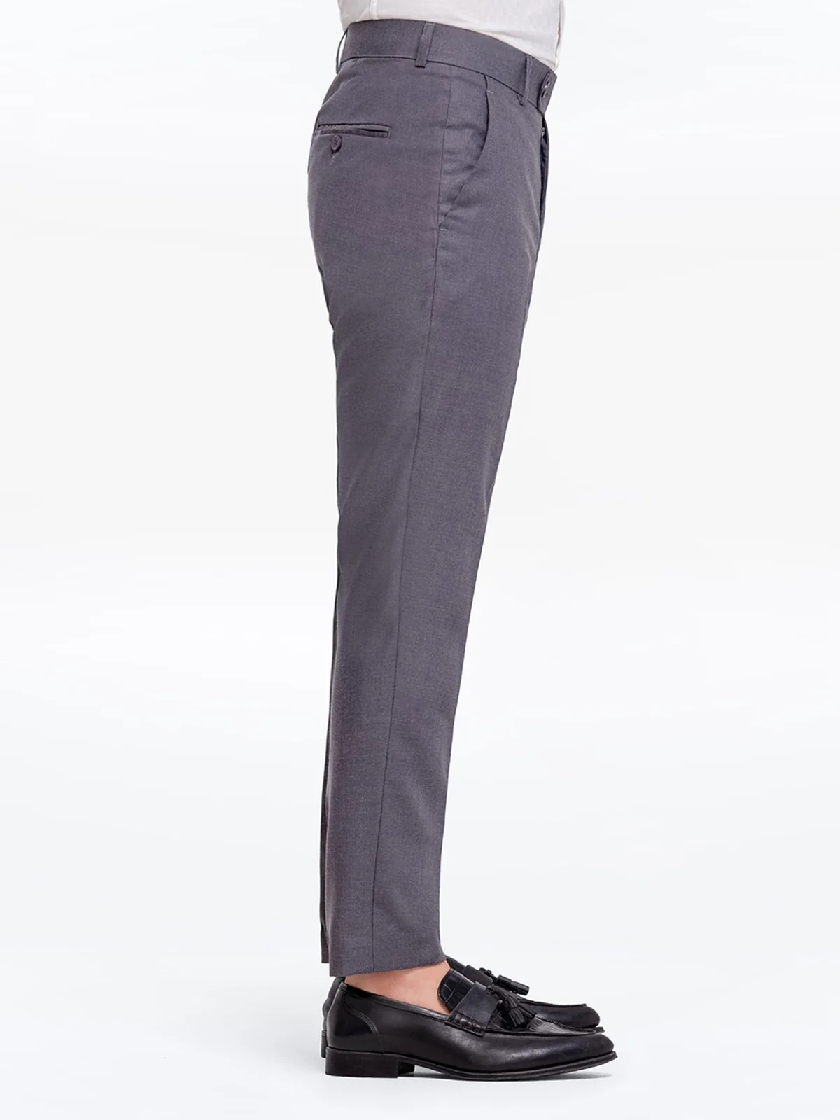 Men's Dark Grey Pant - EMBPF23-15253 - Image 3