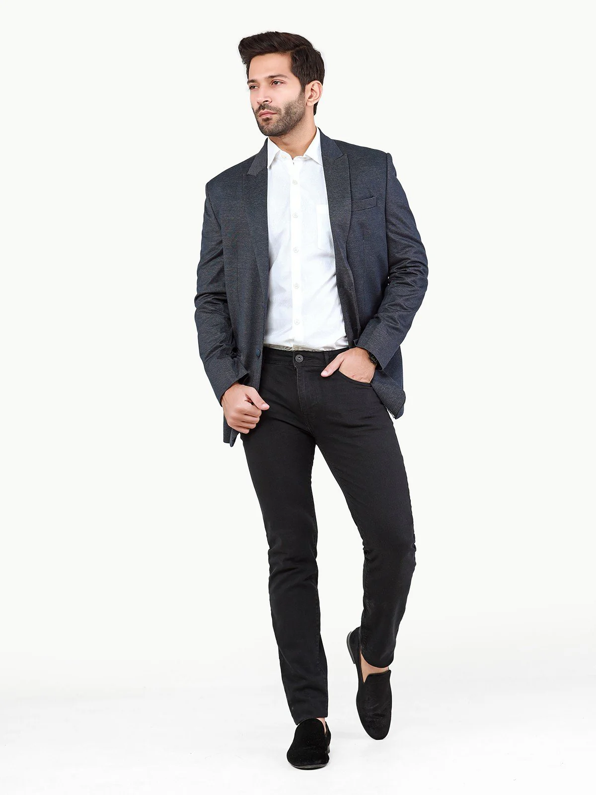 Men's Dark Navy Blazer - EMTB22W-6771 - Image 4