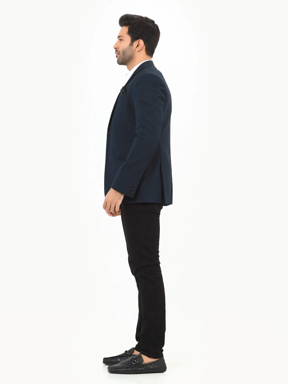 Men's Dark Navy Blazer - EMTB22-6784 - Image 4