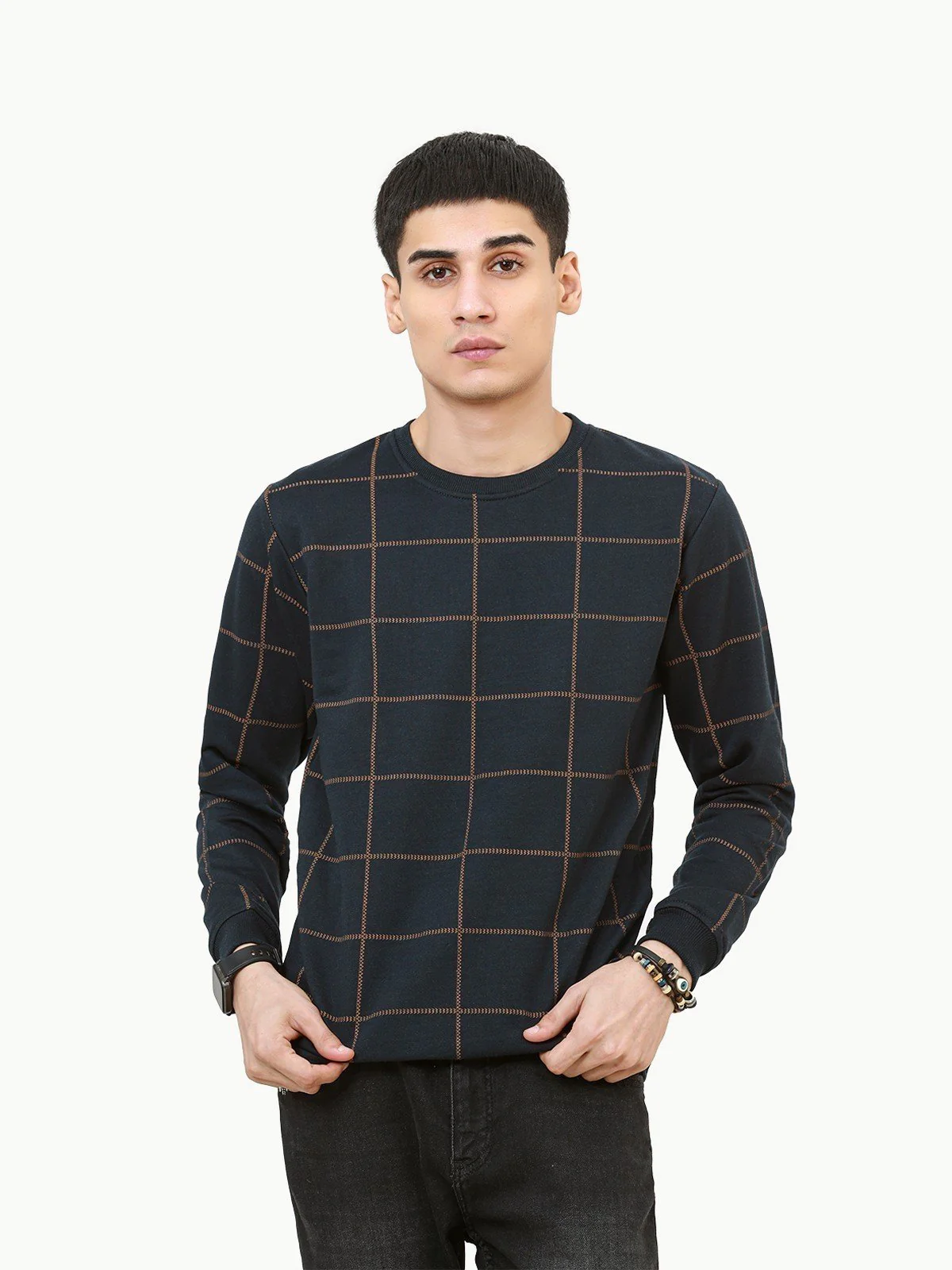 Men's Dark Navy SweatShirt - EMTSS22-001