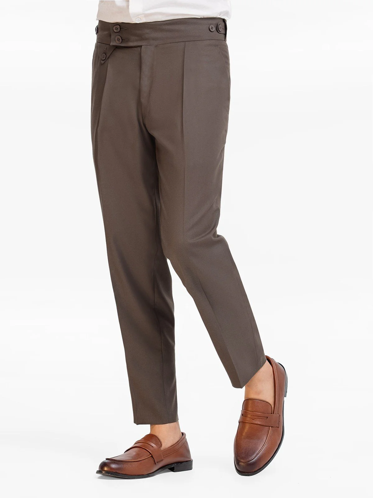 Men's Dark Olive Pant - EMBPF23-15262 - Image 2