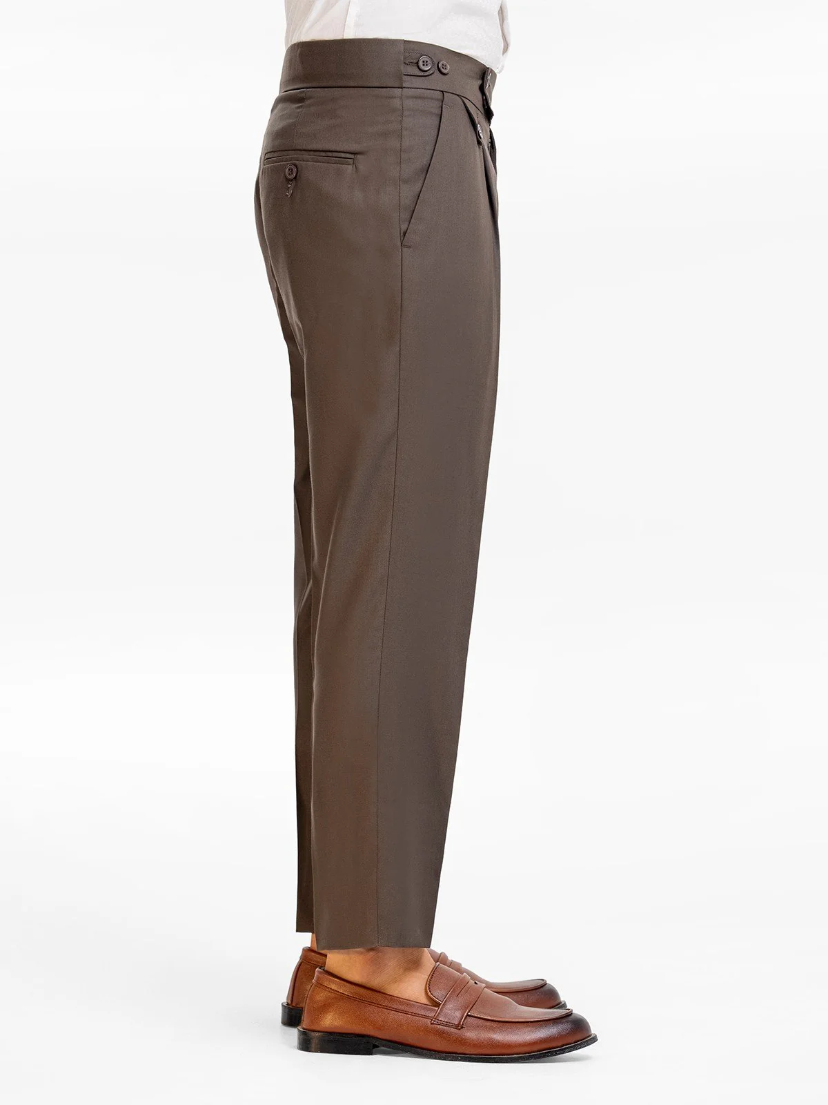 Men's Dark Olive Pant - EMBPF23-15262 - Image 3