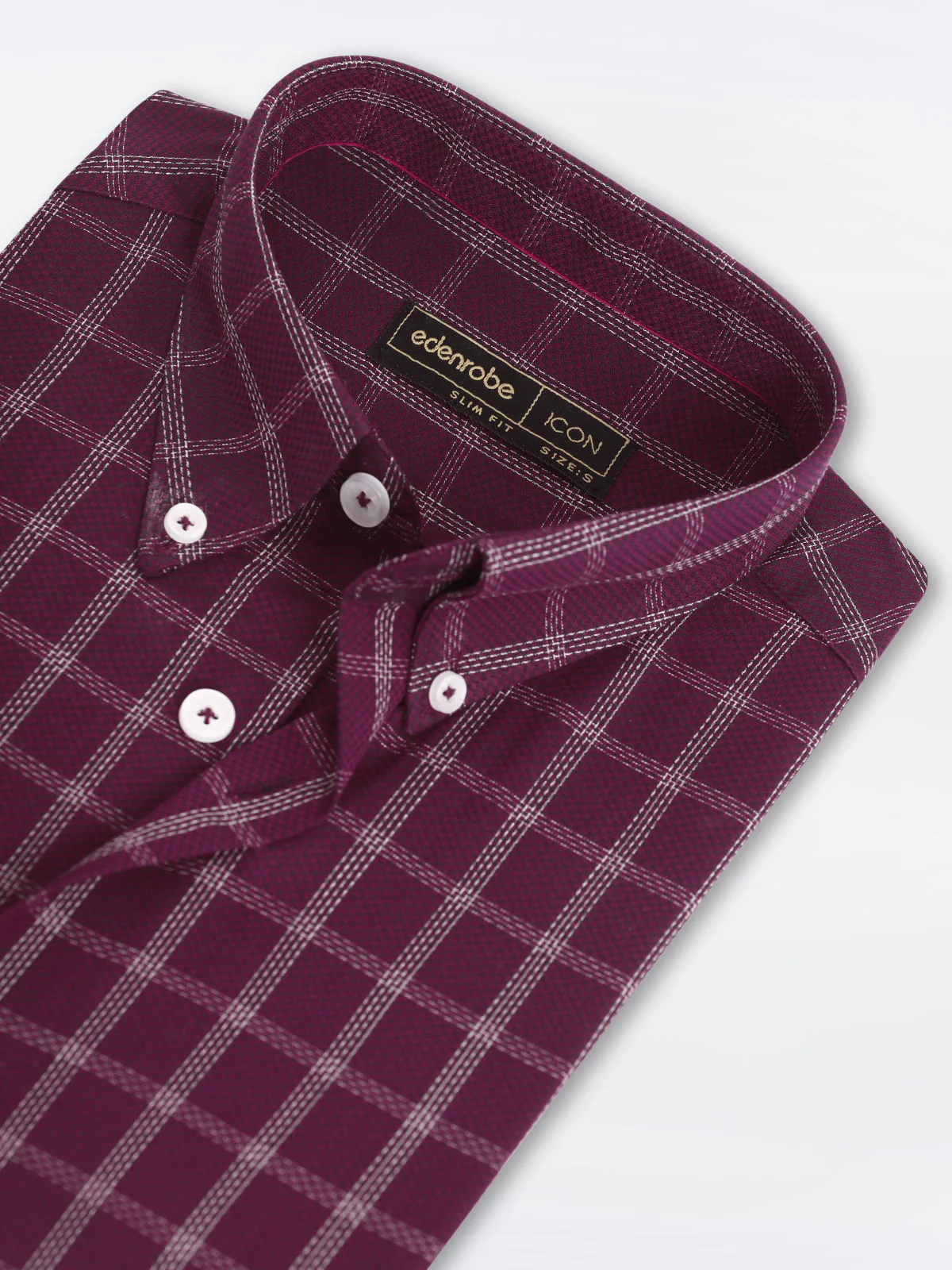Men's Dark Purple Shirt - EMTSI23-50296 - Image 2