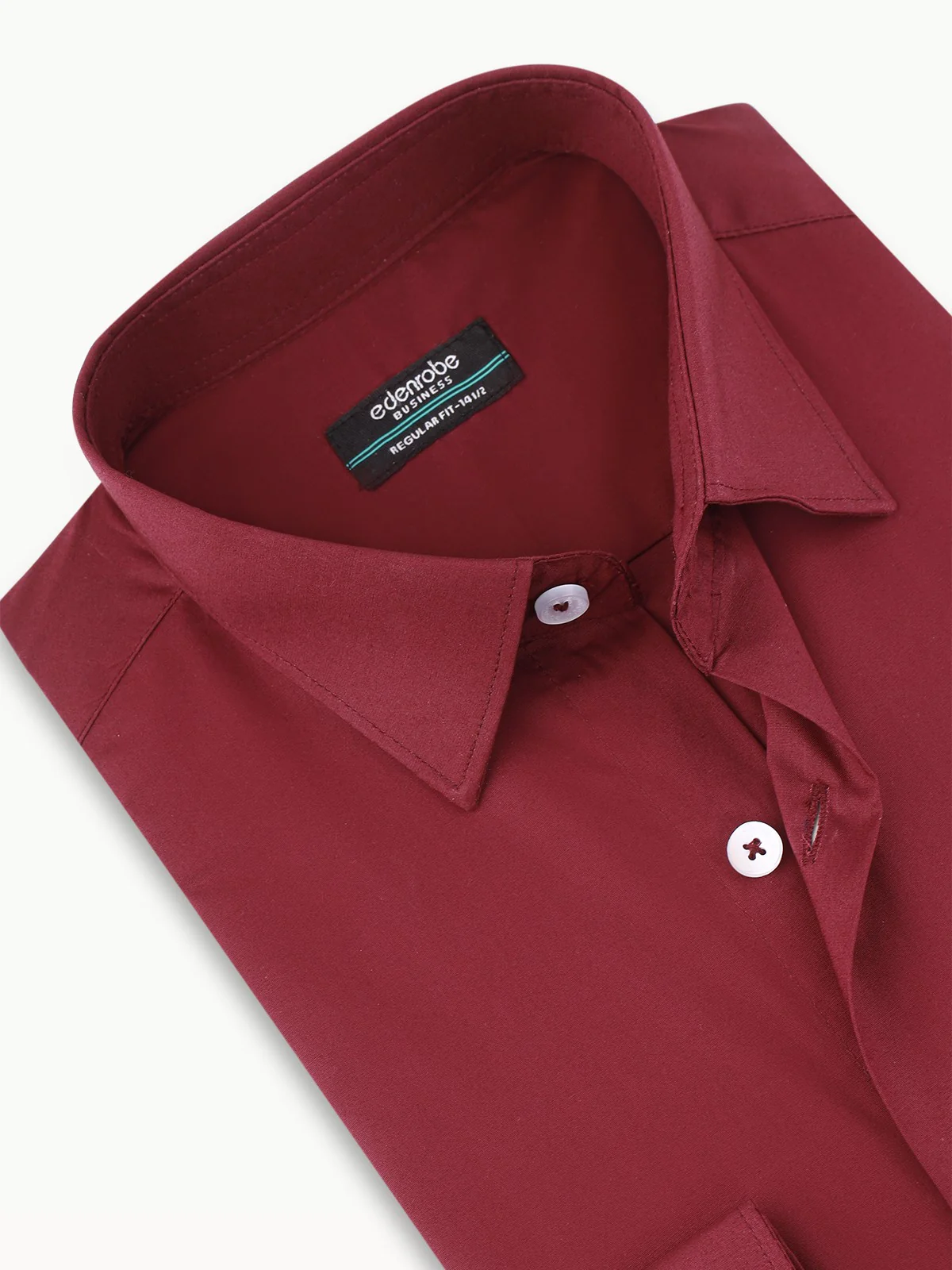 Men's Dark Purple Shirt Plain - EMTSB22-112 - Image 4