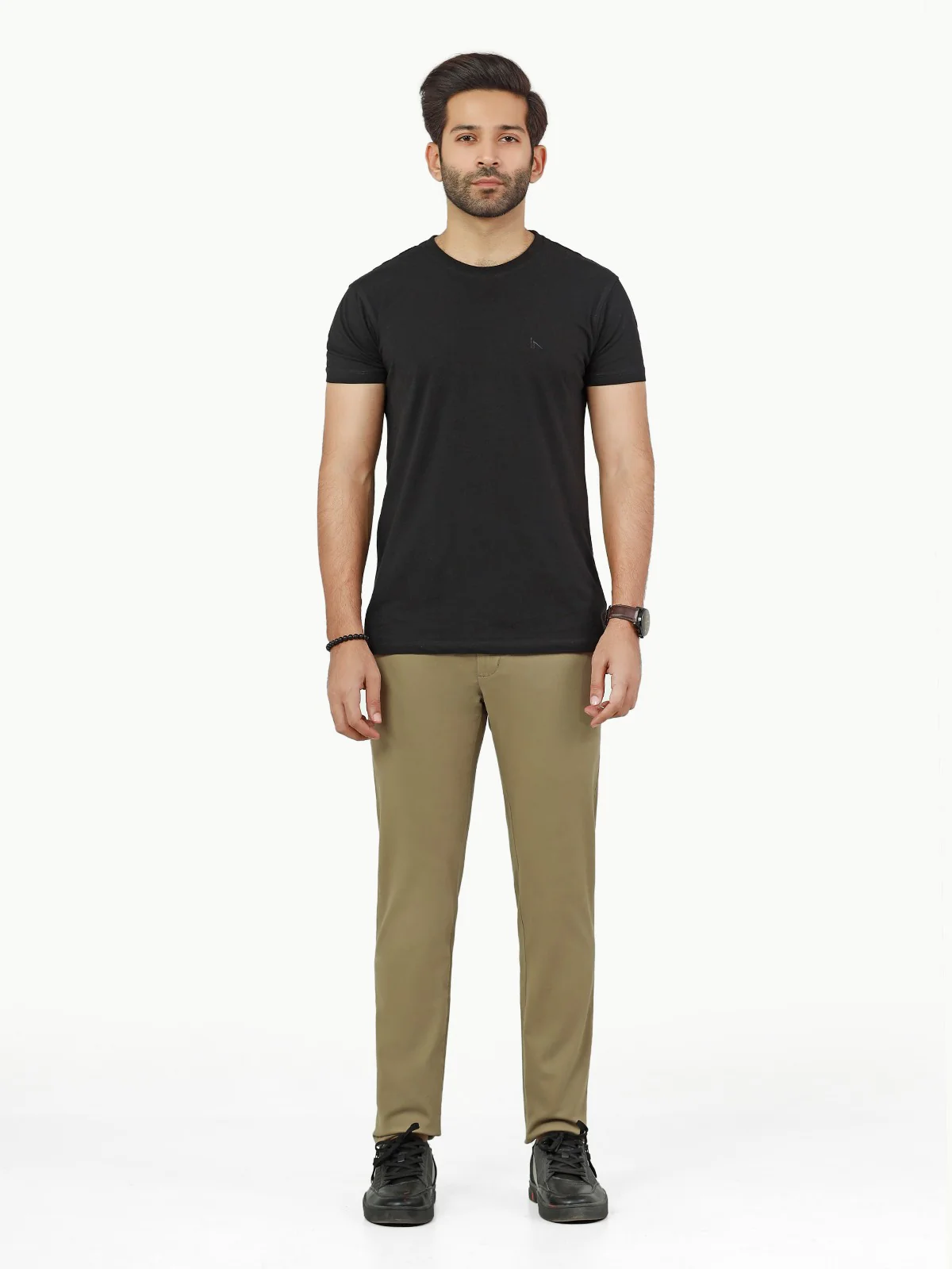 Men's Dark Sage Chino Pant - EMBCP22-013 - Image 2