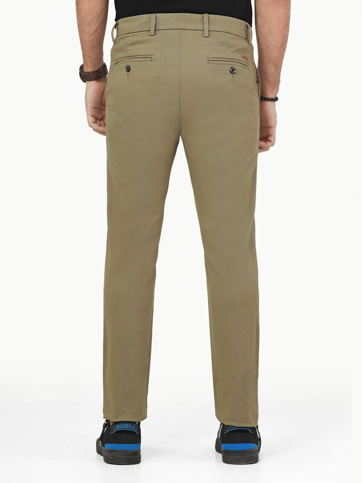 Men's Dark Sage Chino Pant - EMBCP22-013 - Image 4