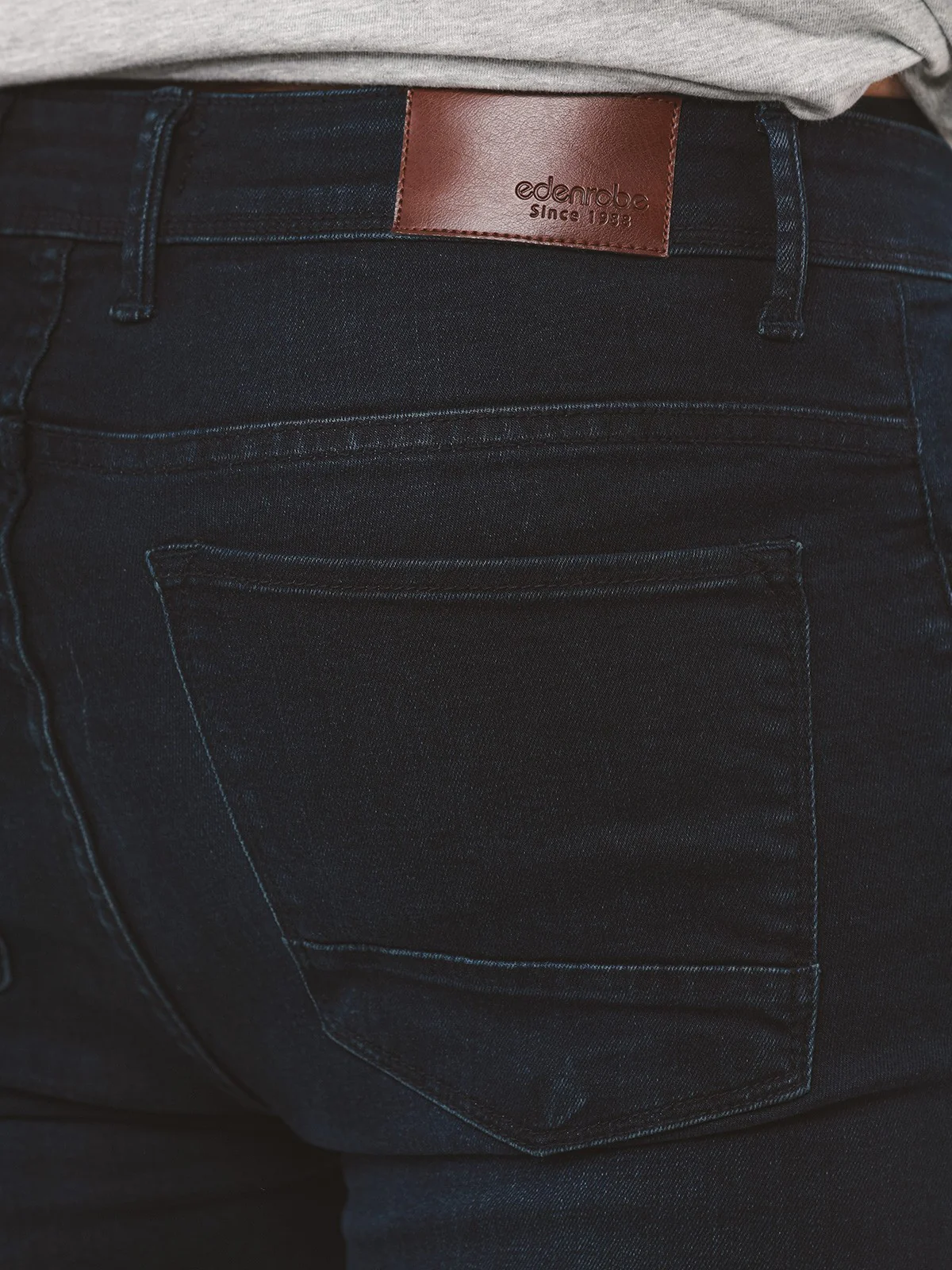 Men's Deep Blue Jeans - EMBPD22-010 - Image 4