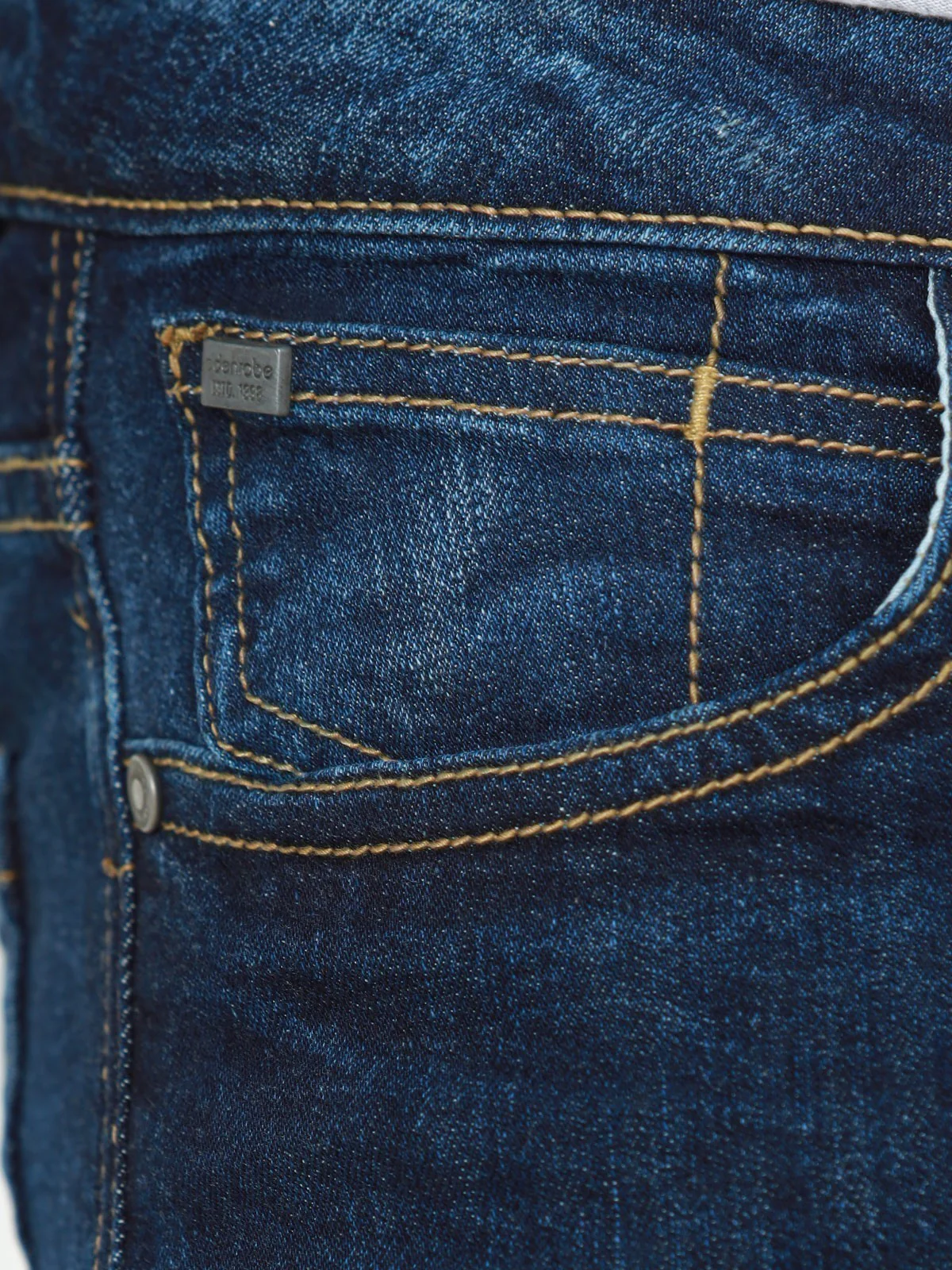 Men's Deep Blue Jeans - EMBPD22-013 - Image 4