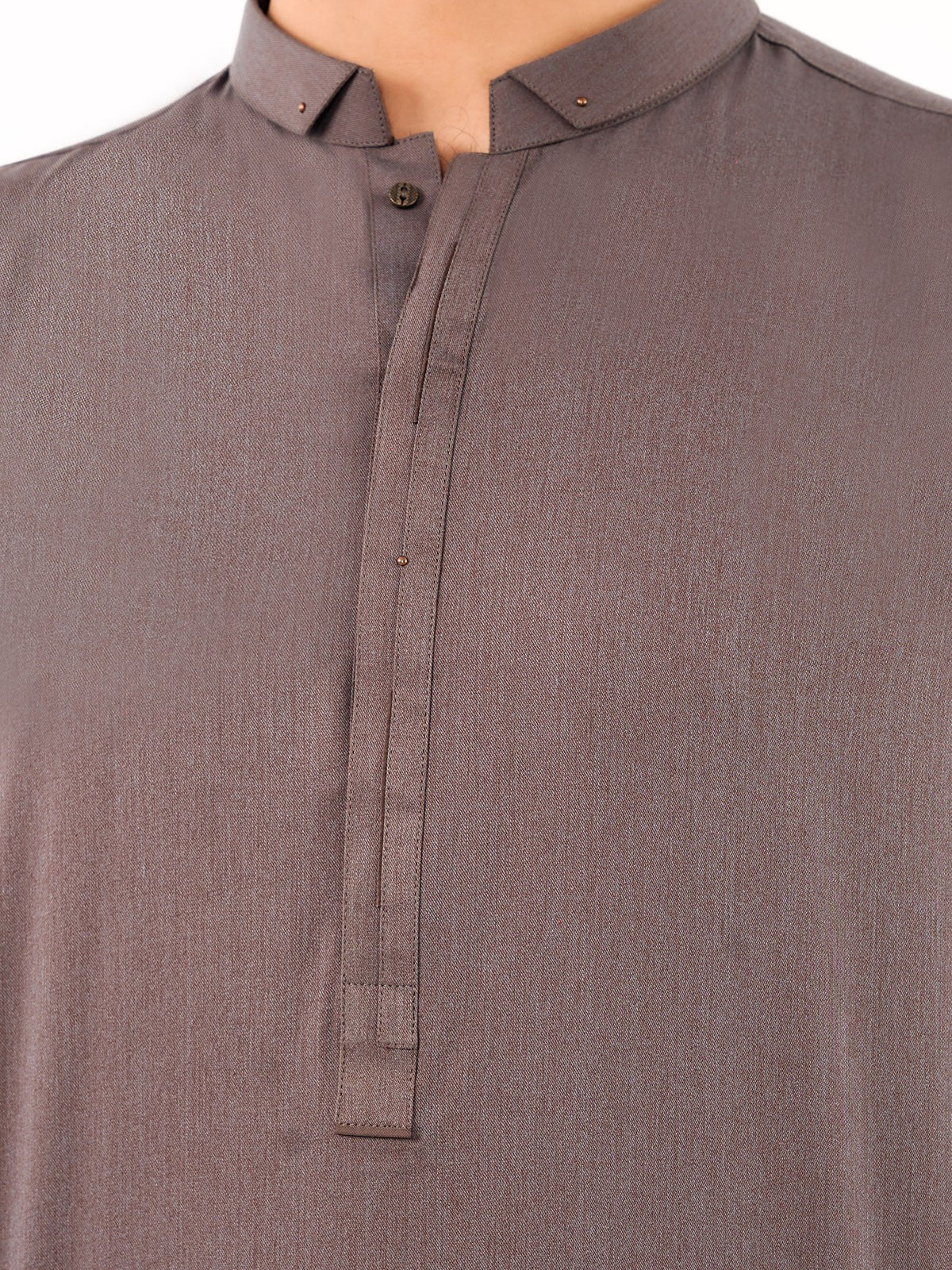 Men's Deep Mauve Shalwar Kameez - EMTKS23-41066 - Image 4