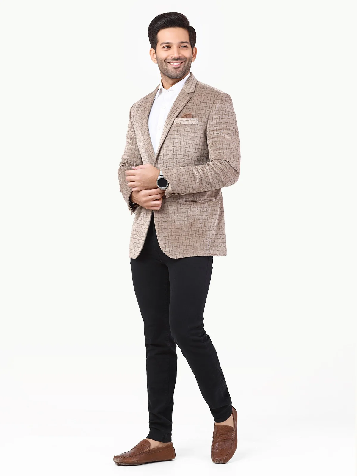 Men's Fawn Blazer - EMTB22W-6796 - Image 3