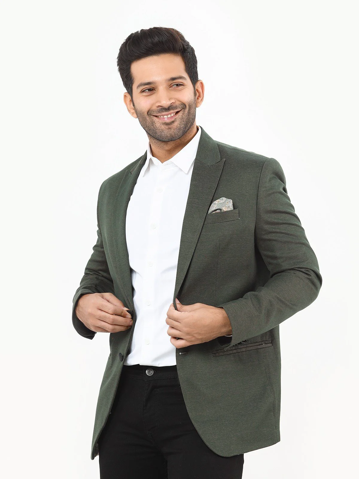 Men's Green Blazer - EMTB22W-6773