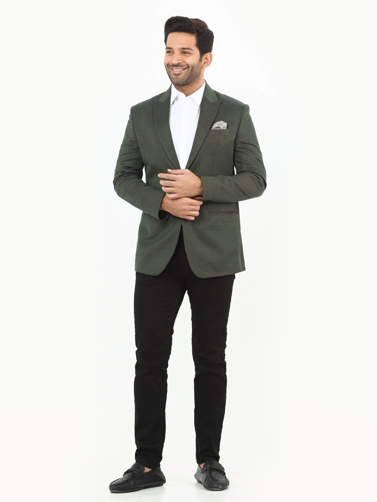 Men's Green Blazer - EMTB22W-6773 - Image 2