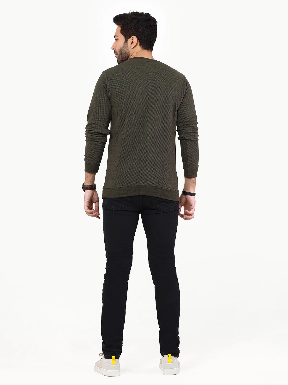 Men's Green SweatShirt - EMTSS22-004 - Image 6