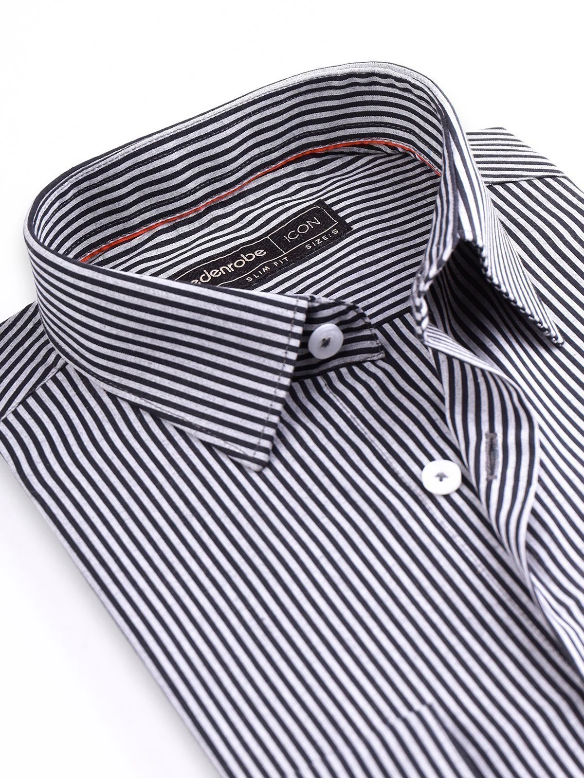 Men's Grey & Black Shirt - EMTSI22-50260 - Image 4